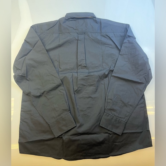 Harriton button down shirt black R71 - Picture 3 of 3